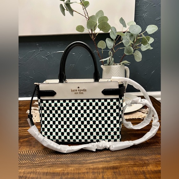 EUC Kate Spade New York Staci New Benay Spot Medium Satchel Authentic - Picture 12 of 14